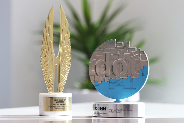 awards at bright age social media agency