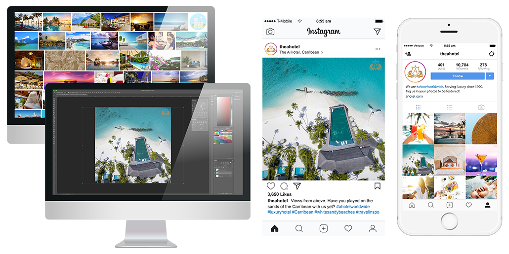 social media agency create and revise