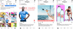 social media content process for beverage client