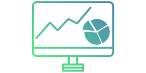 analyze effectiveness icon for digital media buying process