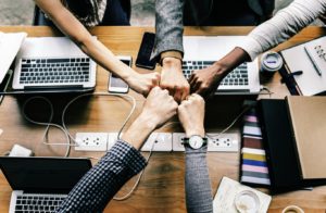 social media marketing agency - fist bump