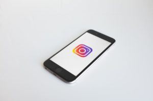 Instagram icon image on a phone