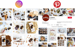 Justin's consistent style to demonstrate a seamless brand identity across all social platforms