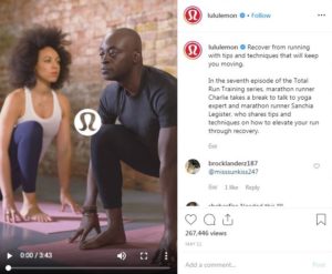 Lululemon IGTV to show how to navigate Instagram's algorithm