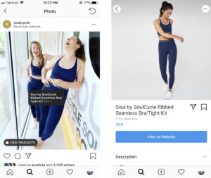 Shopping via Instagram to show the Instagram updates in the summer