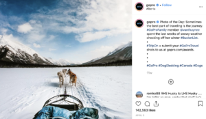 GoPro reposting user photos to show Implementing User-Generated Content for Social Media