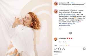 paid partnership example to show User-Generated Content for Social Media