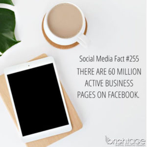 Bright Age post to show how many businesses there are on Facebook