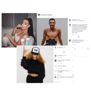 Influencer marketing screenshots to show When Your Business's Influence Actually Works