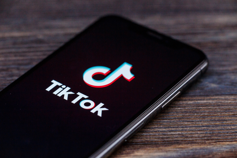 social media agency in Los Angeles Image of TikTok on iPhone 