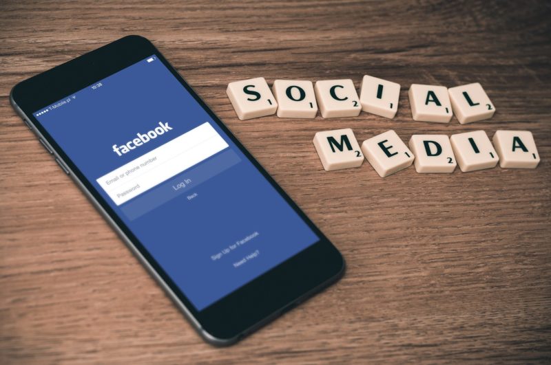 Facebook on iPhone for social media strategy