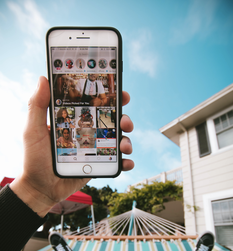 Image of Instagram Explore Page to show how strong copywriting and a content marketing agency could impact your social media strategy.
