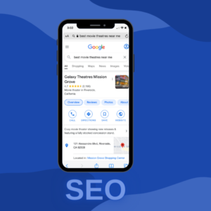 Digital Marketing Agency Galaxy Theatres SEO Example