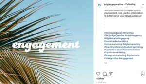 B2B social media agency Instagram engagement