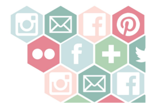 B2B social media agency color logos