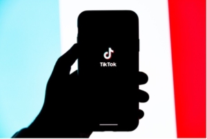 TikTok social media audience on mobile app