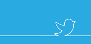Twitter marketing agency blue icon