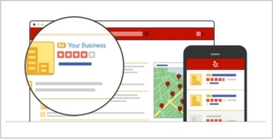 Community management agency Yelp advertisement