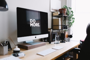 modern desktop for social media agency