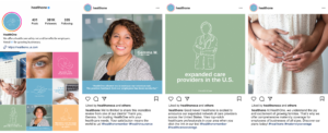 social media content creation - health