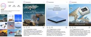 social media content creation - tech company